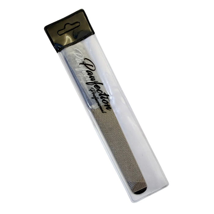 3.75" Engraved Nail File w/ Blue Glitter Handle