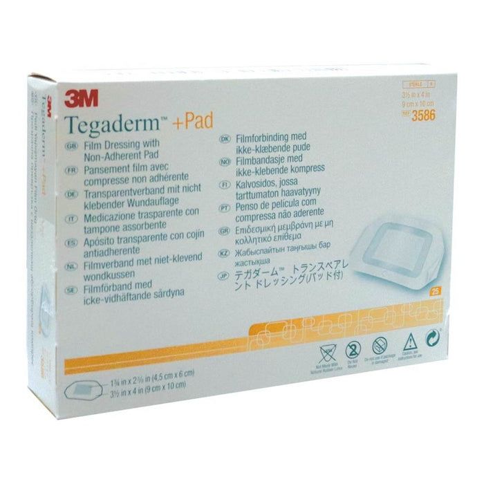 3M TEGADERM+PAD 25S(3586) 9CMX10CM 3.5X4 - Makkah Pharmacy