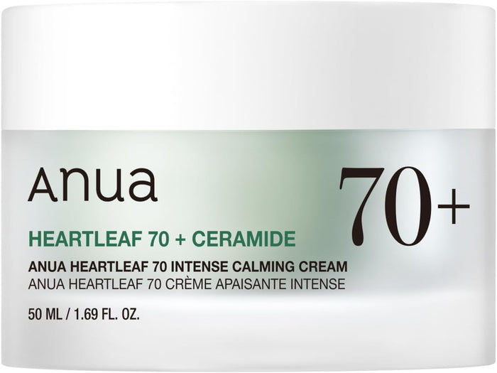 Anua Heartleaf 70% Intense Calming Facial Cream For Dry & Sensitive Skin - 50ml Anua