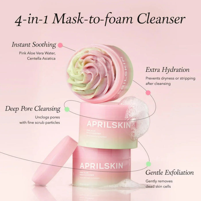 APRILSKINAPRILSKIN Pink Aloe Pack Cleanser 120gMood Arabia8800240575274