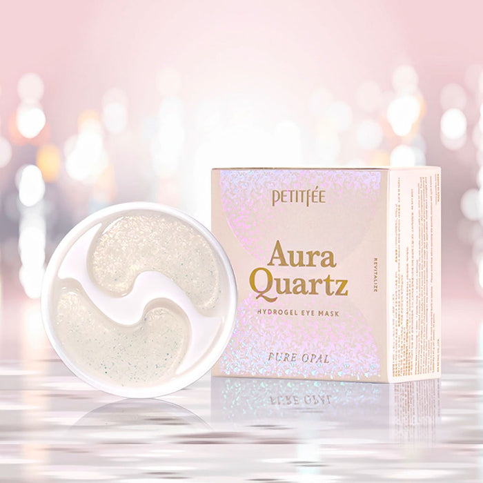 Petitfee Aura Quartz Hydrogel Eye Mask (Pure Opal) Nudie Glow Australia