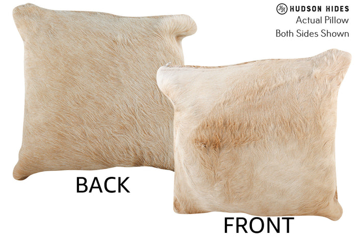Beige Cowhide Pillow #75261