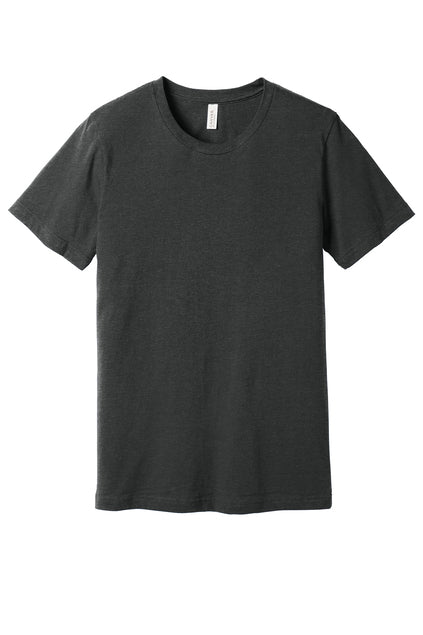 BELLA CANVAS - HEATHER CVC- DARK GREY HEATHER T-SHIRT