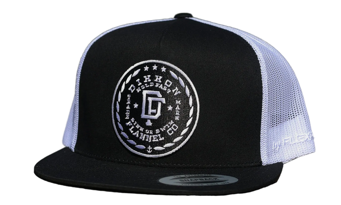 Class Flat Bill Snapback - Black / White