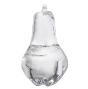 Clear Crystal Pear Chandelier Trimming, 2-3/4", 70mm tall (54212)