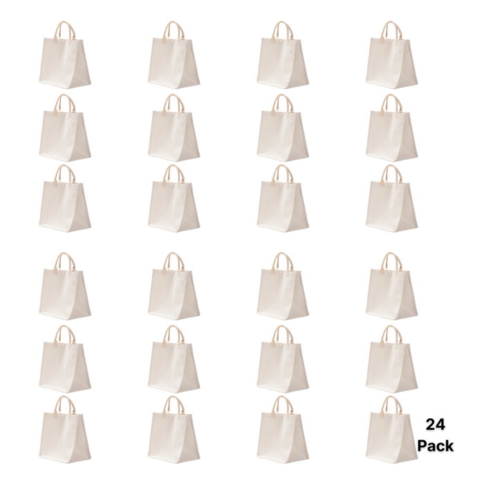 Craft Express Linen Shopping Bag for Sublimation & Custom Designs, 15" x 16"