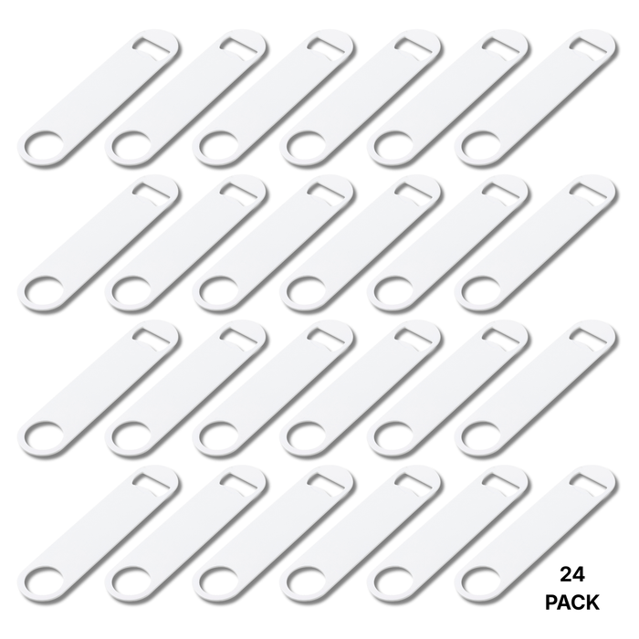 Craft Express White Bottle Openers, Sublimation Bar Tool Blanks