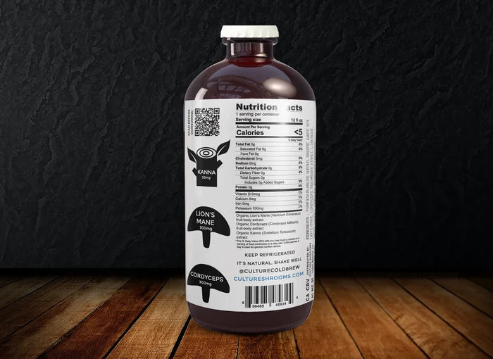 Culture Shrooms - The Original Iced Tea Infused with 100% Organic Mushrooms