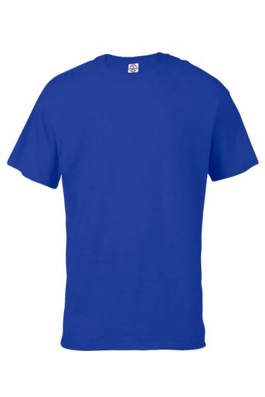 DELTA-100% COTTON PRESHRUNK - ROYAL TSHIRT