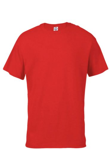 DELTA-100% COTTON PRESHRUNK- RED TSHIRT