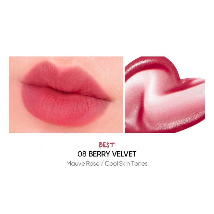 AMUSE Dew Velvet #08 BERRY VELVET Nudie Glow Australia