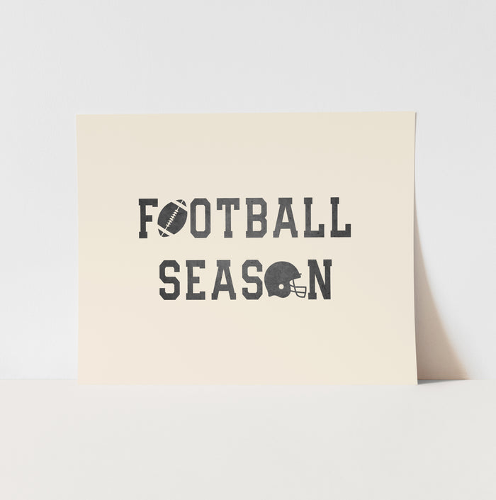 Football Season Art Print