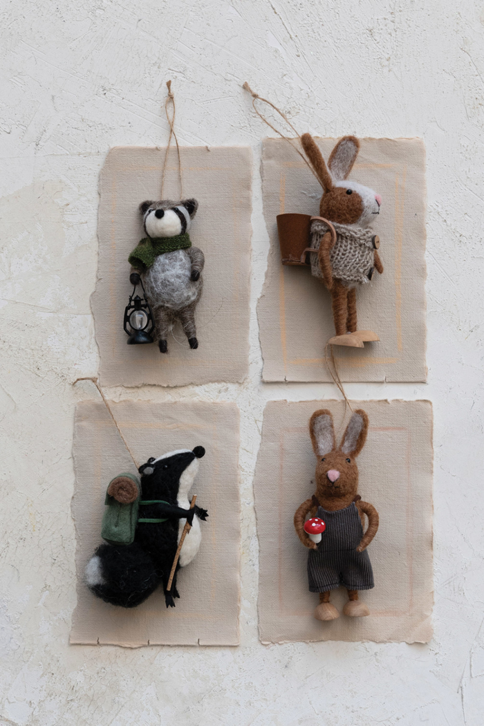 Creative-Co-Op-Wool-Felt-Forest-Animal-Ornament
