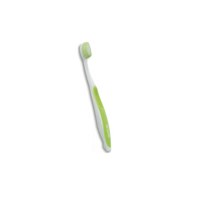GUM Ortho Blue & White Soft Toothbrush with Cover, 1 Piece