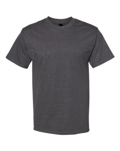 HANES - BEEFY TSHIRT-CHARCOAL HEATHER *