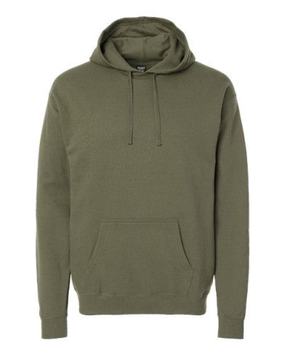 HANES - ECOSMART- FATIGUE GREEN HOODIE *