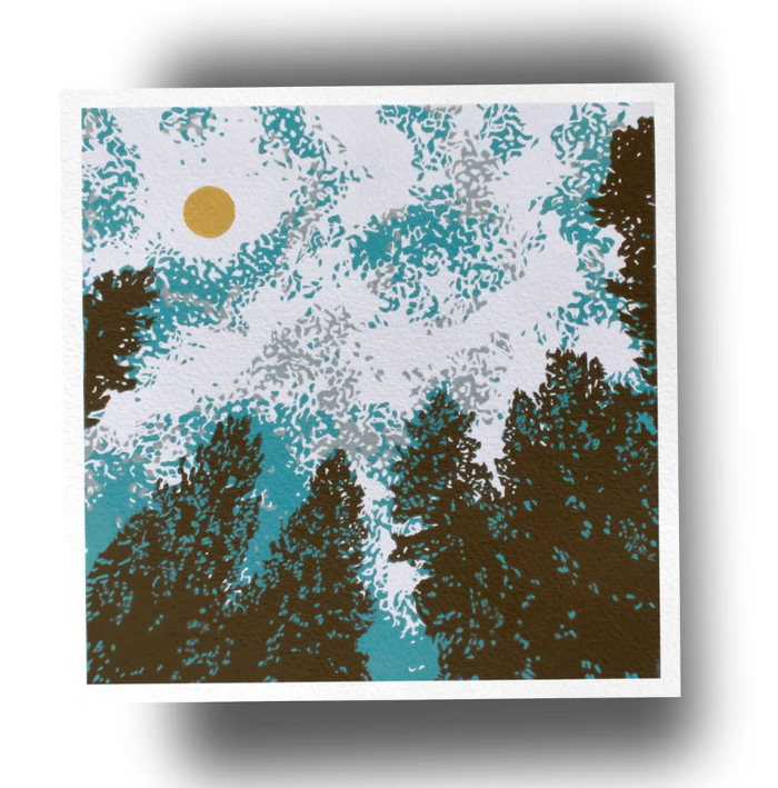 Keep Looking Up print 12x12