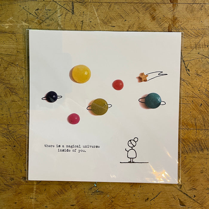 Magical Universe Inside You 8x8 Print