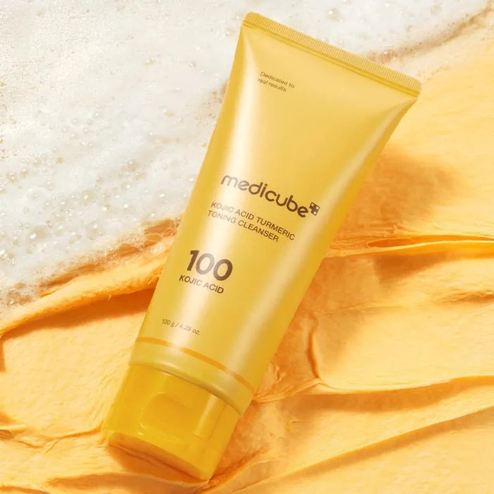 medicube Kojic Acid Turmeric Toning Cleanser brightening facial cleanser for dark spots