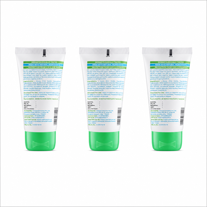 Mineral Based Sunscreen 50ml (Pack of 3)