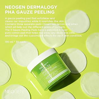 Neogen Green Tea Moist PHA Gauze Peeling 30