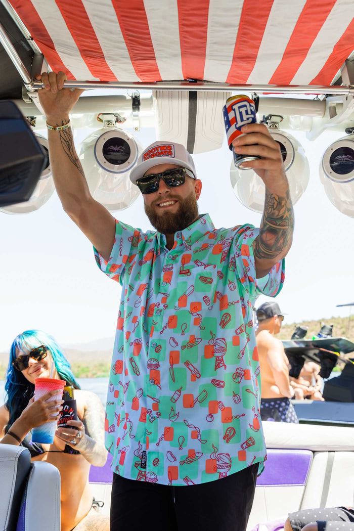 No Bummer Summer Short Sleeve Party Shirt