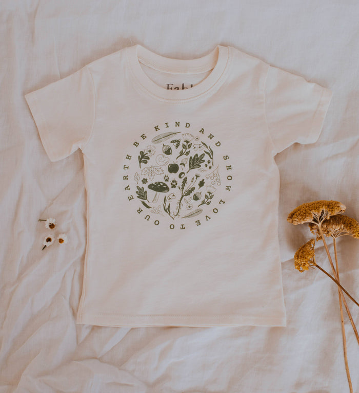 Organic Cotton - Be Kind To Our Earth Tee Adult XS