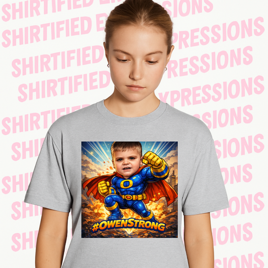 #OWENSTRONG FUNDRAISER ADULT T-SHIRT