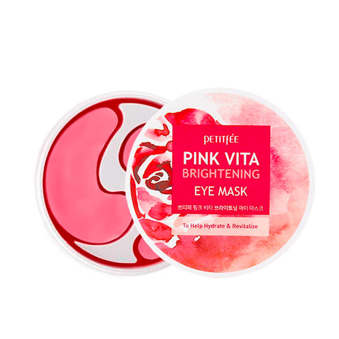 Petitfee Pink Vita Brightening Eye Mask Nudie Glow Australia