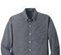 PORT AUTHORITY - BLACK - LONG SLEEVE OXFORD SHIRT