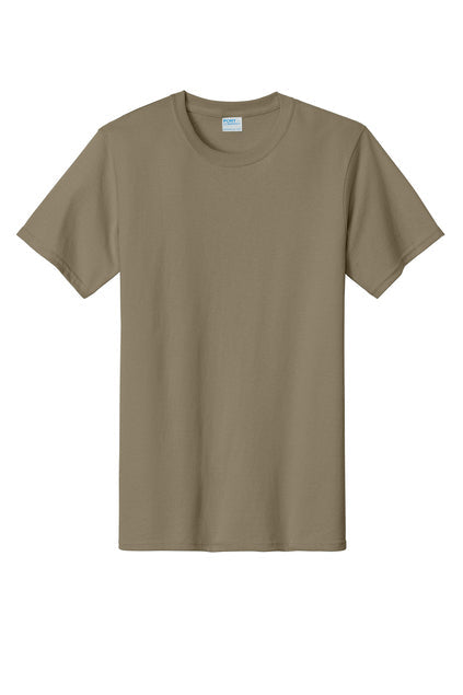 PORT & CO - ESSENTIAL TEE - DUSTY BROWN
