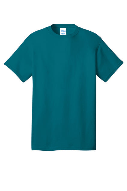 PORT & CO CORE COTTON TEE - TEAL