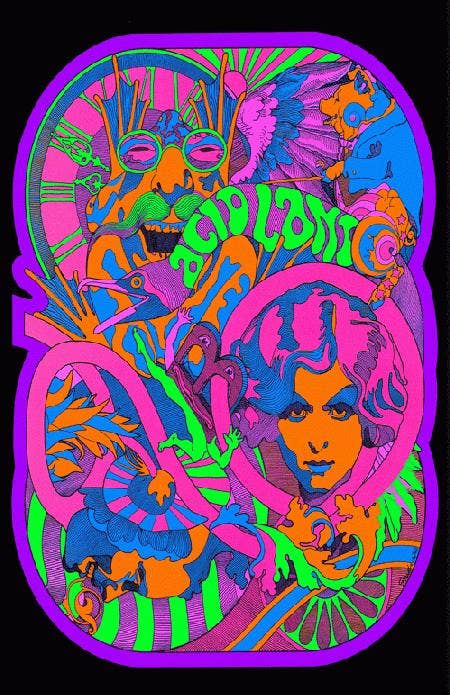 PosterSource - Acid Land Art Print Reprint