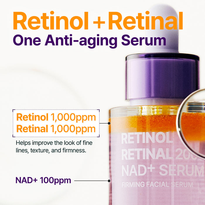 Purito Seoul Retinol Retinal 2000 NAD+ Serum 30ml