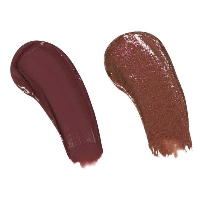 Revolution Pout Lip Gloss Stick - Chocolate Ganache & Shimmer Toasted Caramel