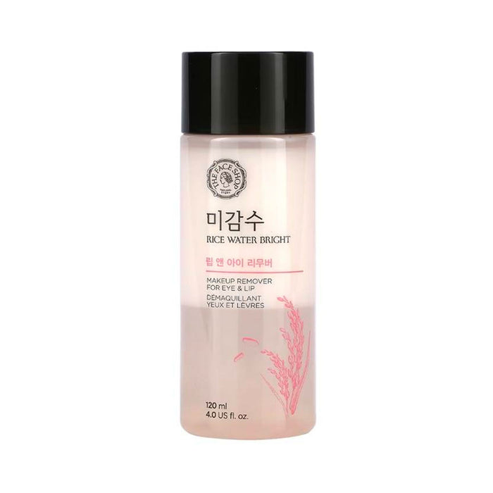 The Face Shop Rice Water Bright Lip & Eye Makeup Remover Nudie Glow Australia