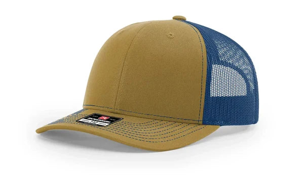 RICHARDSON - 112 - BISQUIT / TRUE BLUE MESH