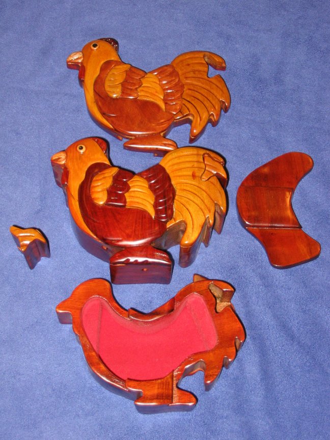 Rooster Vietnamese Puzzle Box