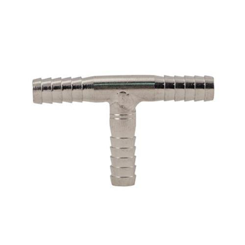 Stainless Steel Tee - 1/4" Barbs