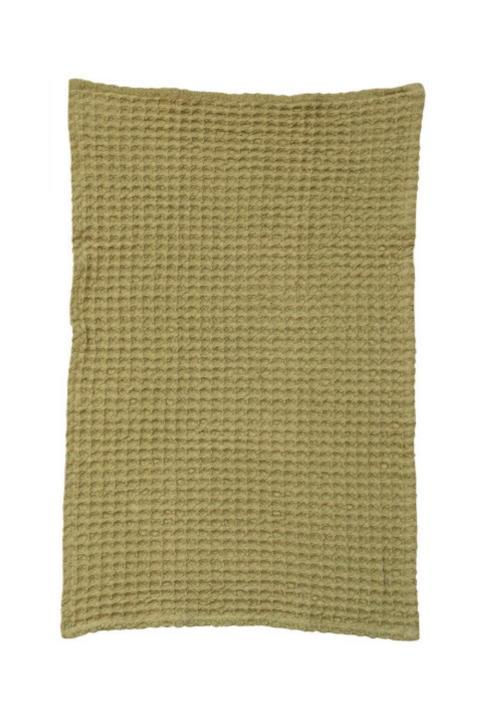 Creative-Co-Op-Cotton-Waffle-Tea-Towel-Olive