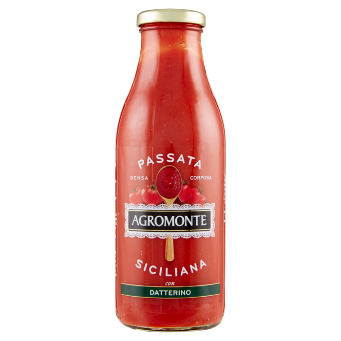 Tomatoes purée, Agromonte passata of tomatoes and datterino tomatoes 520g