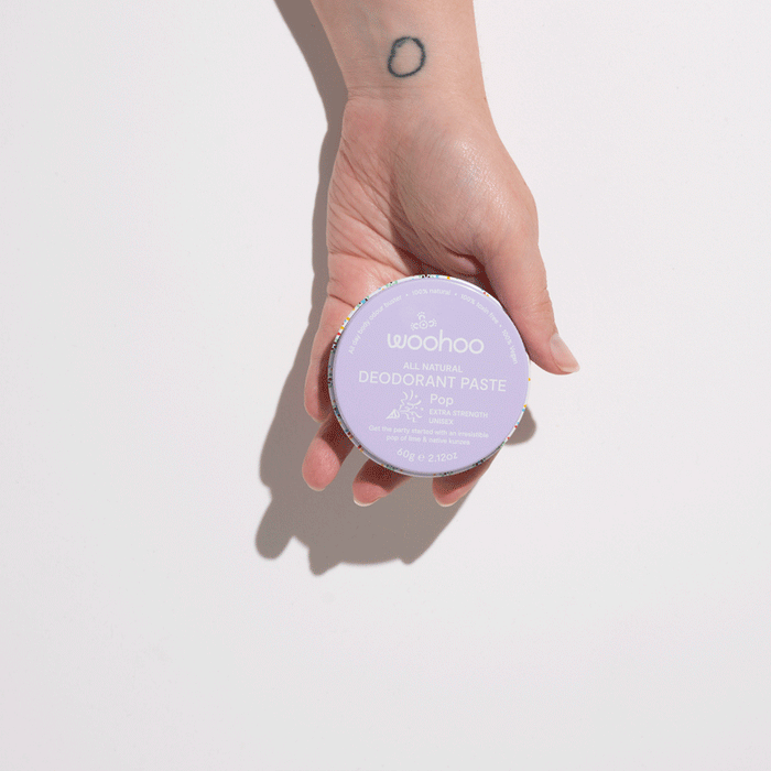 Woohoo Natural Deodorant Paste (Pop) 60g