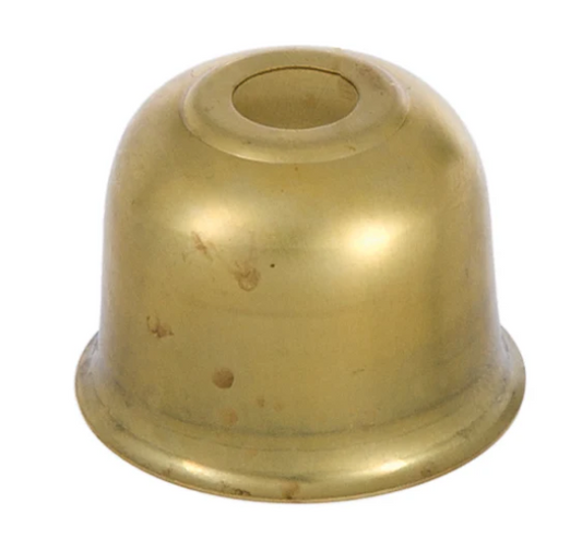 1-1/16" Tall Stamped Brass Candle Cup (11524U)