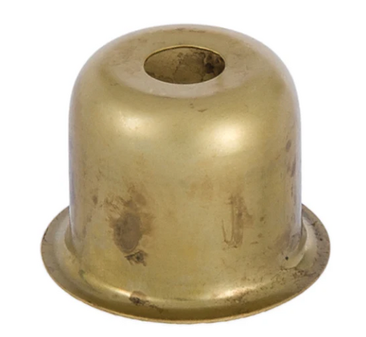 1" Tall Stamped Brass Candle Cup (11525U)