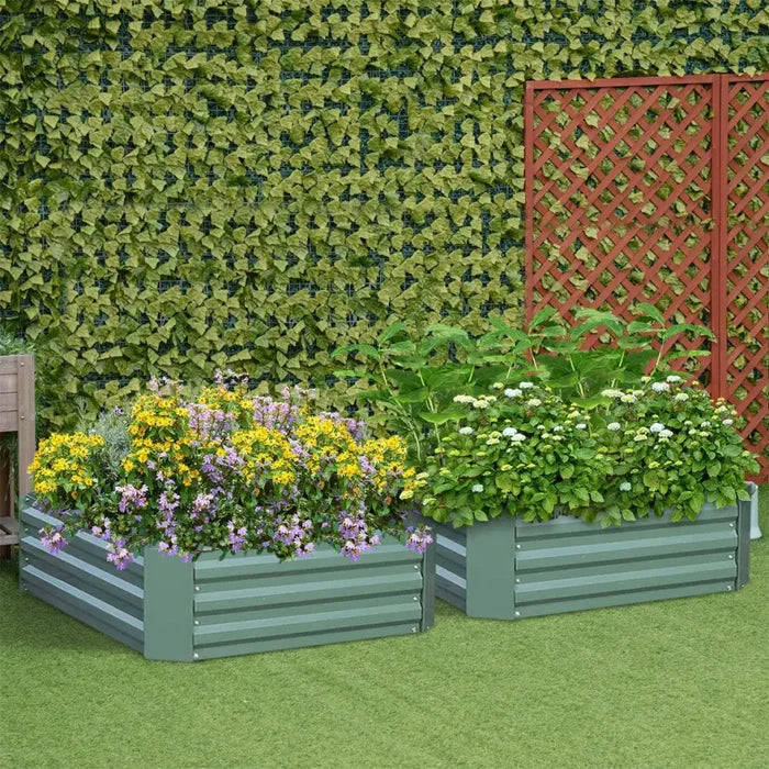 120 X 60cm Rectangle Galvanised Garden Bed