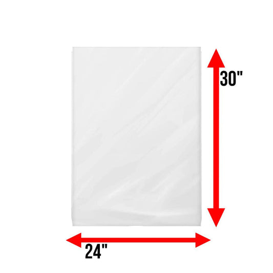24" x 30" Clear Cellophane Bag (100 Pieces)