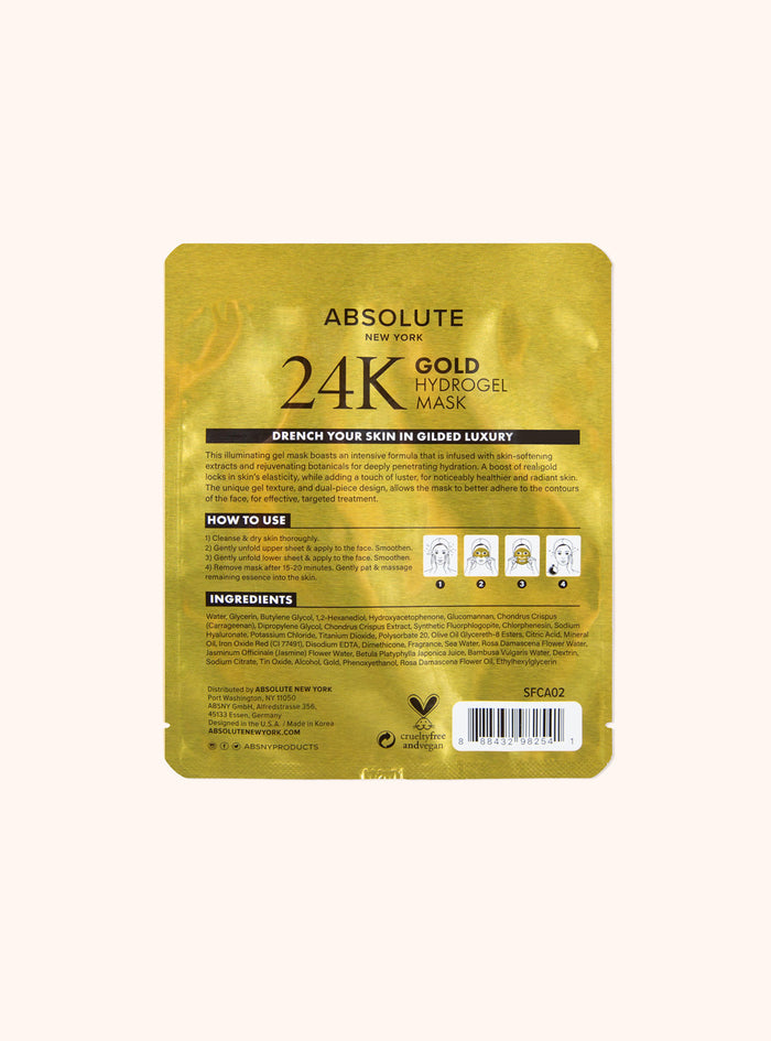 24k Gold Hydrogel Mask - product view 2