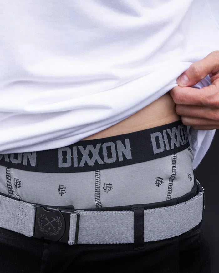 2PK BOXER BRIEFS - Grey / Black Insignia / Solid Black
