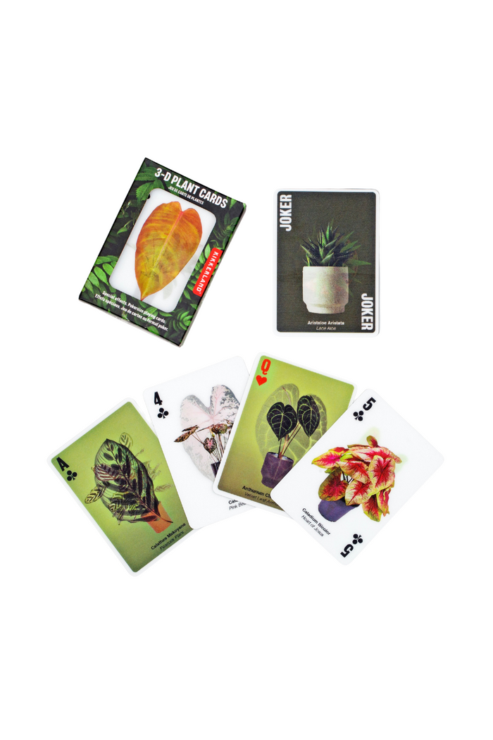 Kikkerland-3D-Plant-Playing-Cards