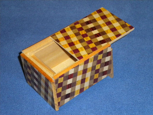 3 Sun 4 Step Ichimatsu Japanese Puzzle Box By Mr. Oka